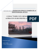 Codigo Codigo Inspección, Reparación Y Inspección, Reparación Y Alteración de Recipientes A Presión Alteración de Recipientes A Presión