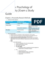 Exam 1 Study Guide