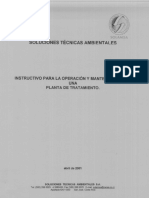 Manual de Descripción y Operación de la Planta de Tratamiento LS Laboratorios