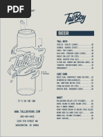 TallBoy menu