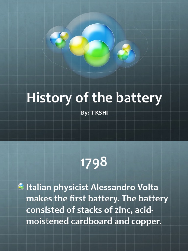 Evolution of Battery Technology | PDF