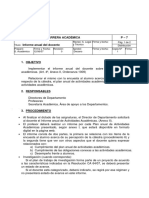 Informe Actual Del Docente PDF