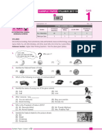 Sample Paper Syllabus 2017-18 Class 1