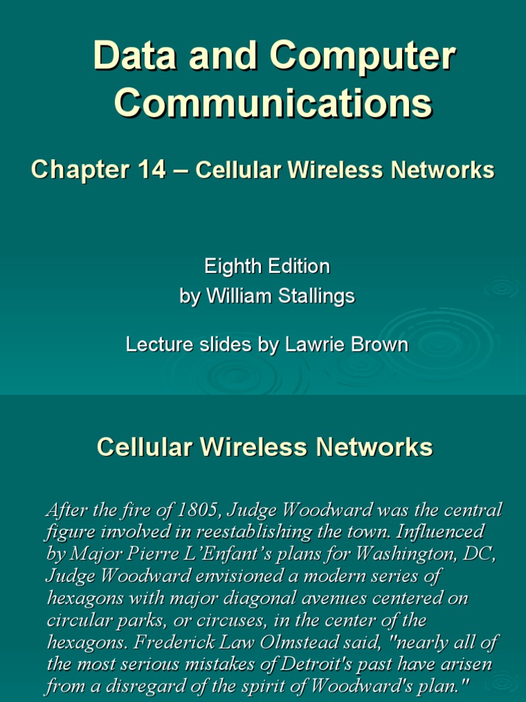 Cellular Wireless Networks Overview | PDF | Cellular Network | Channel ...
