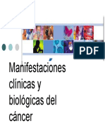 Manifestaciones Clinicas y Biologicas Del Cancer 