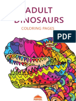 Mnadalas Dinosaurs Coloring Pages PDF