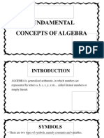 Fundamental Concepts of Algebra