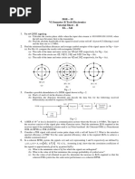 2018 - 19 VI Semester B Tech Electronics Tutorial Sheet - II EL - 342