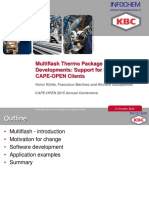 Multiflash Thermo Package Developments: Support For Multithreaded CAPE-OPEN Clients