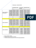 Goethe Exam Schedule 2019 Levels A1-B1