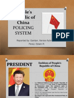 PRC China Policing System Report