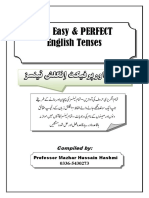 The Easy and Perfect English Tenses by Professor Mazhar Hussain Hashmi