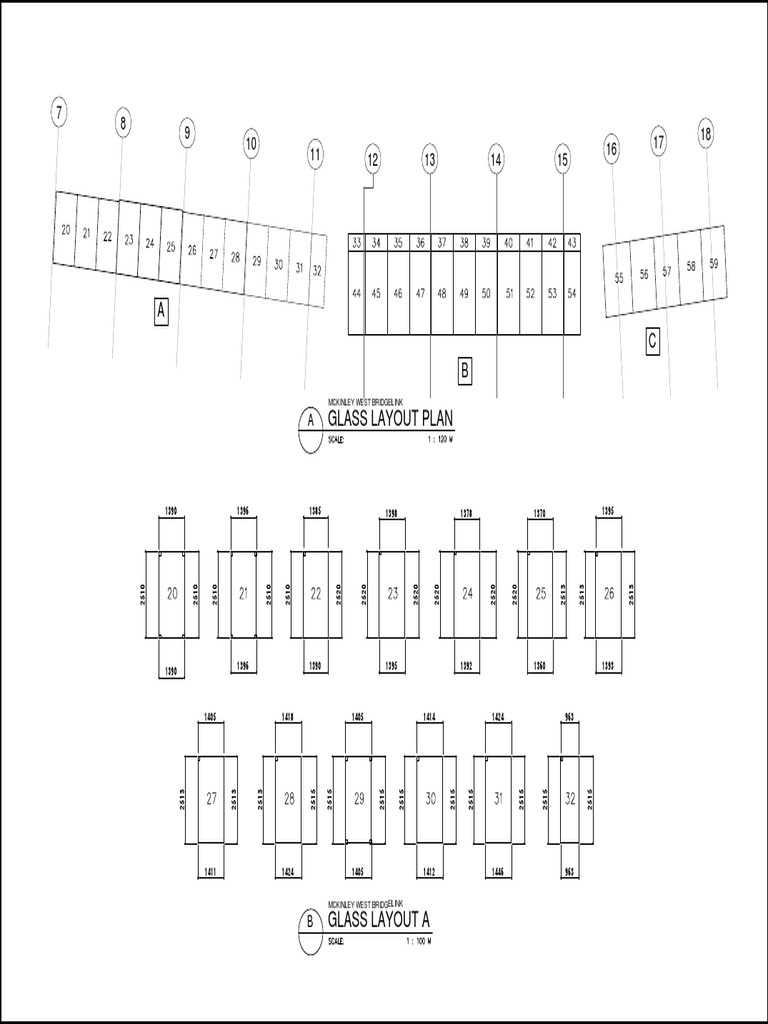 Glass Layout Plan for McKinley West | PDF