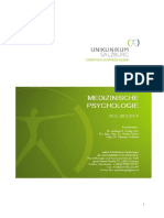 Skript Medizinische Psychologie