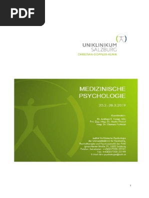Skript Medizinische Psychologie