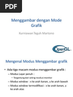 Menggambar Dengan Mode Grafik