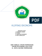 Kliping Ekonomi: Sma Sabilul Ihsan Pamekasan TAHUN PELAJARAN 2019-2020 Jl. Raya Jalmak Pamekasan
