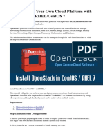 OpenStack Intalling and Configuring On CentOS 7