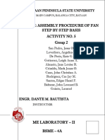 Title: Assembly Procedure of Fan Step by Step Basis Activity No. 5 Group 2