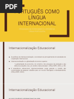 GT - Português como língua Internacional