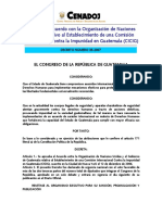 Decreto 35-2007 CICIG