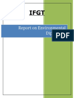 Report On Environmental Diplomacy