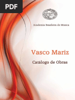 Vasco Mariz, Catálogo