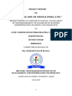 "Marketing Mix of Nestle India LTD.": Project Report ON