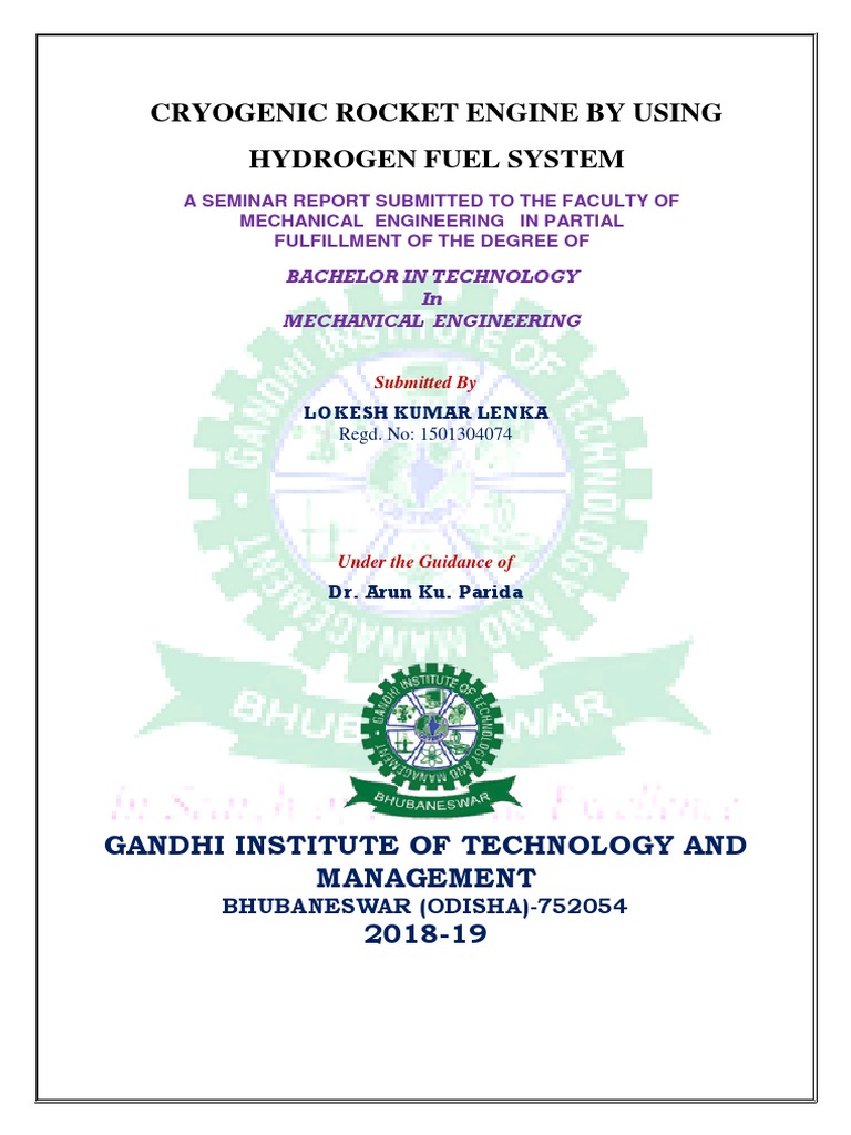 PDF Report | PDF | Rocket Propellant | Rocket Engine