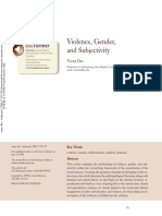 Das - Violence, Gender, and Subjectivity PDF