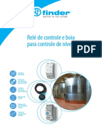 Relé de controle e boia para controle de nível