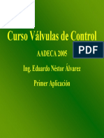 Curso Válvulas de Control PDF