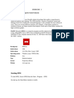 Exercise: 1 SPSS (Statistical Package For Social Sciences)