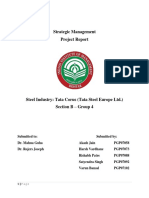 Strategic Management Project Report
