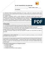 Evaluacción Diagnóstica 2° Medio  Lenguaje.docx