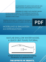 Shallow Water Model Exercise