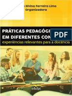 Livro PRÁTICAS PEDAGÓGICAS EM DIFERENTES CONTEXTOS - Ebook PDF