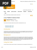 Platform Drivers in Linux