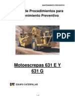 Manual de Procedimientos Motoescrepas 631e y 631g