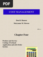 Cost Management: Don R. Hansen Maryanne M. Mowen