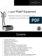 Power Plate and MDD Scientific Support Document