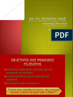 Os Filósofos Pré-socráticos