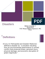 Disasters: Medical Humanities II 2014-2015 Prof. Marija Definis-Gojanović, MD, PH.D