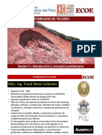 Sesión 1 Estabilidad de Taludes PDF