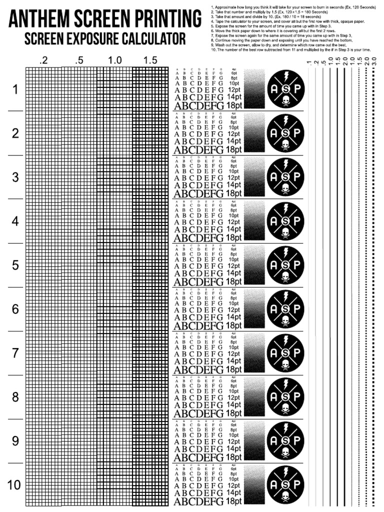 Vector Exposure Calculator PDF