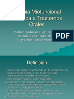 Terapia Miofuncional y Plan de Tratamiento de Dislalias