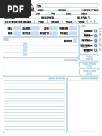 Mutantes & Malfeitores 3E - Ficha de Personagem Editável - Biblioteca Élfica