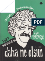 Kurt Vonnegut - Daha Ne Olsun PDF