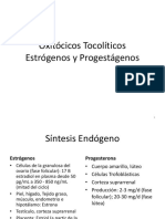 Estrogenos Progestagenos Oxitocicos Tocoliticos