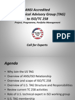 ANSI Accredited US Technical Advisory Group (TAG)